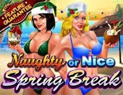 Naughty Or Nice Spring Break logo